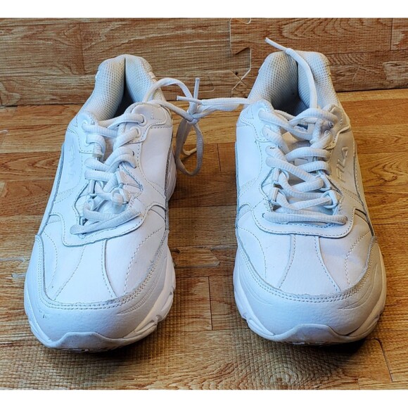 FILA Memory Workshift Slip Resistant Sneaker Womens Size 7 White - Picture 2 of 7